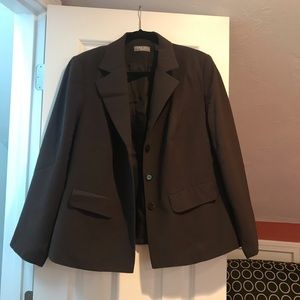 Kate Hill Woman 14W brown blazer